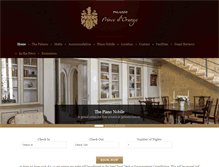 Tablet Screenshot of palazzoprincemalta.com